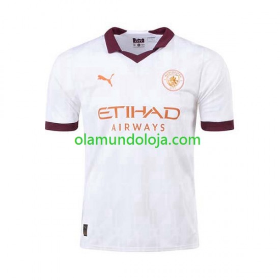 Camisola Manchester City Homem Equipamento Segundo 2023-2024 Manga Curta